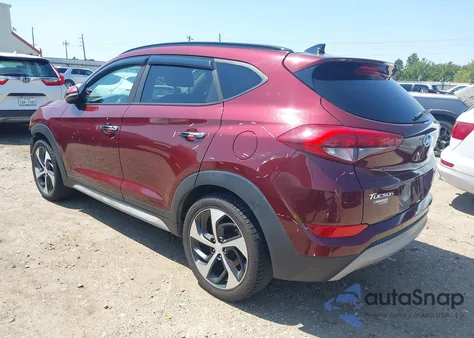 2017 Hyundai Tucson Limited from USA, damaged, VIN KM8J3CA23HU537801